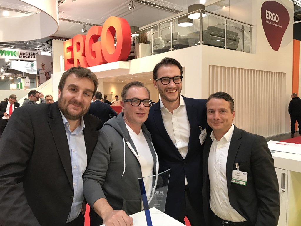 ViradoDE's tweet photo. DANKE. Wir haben den 2. Platz im Pitch-Contest der #DKMmesse gemacht. Glückwunsch ab @OptioPay zum 1. https://t.co/VncNYKGXnP
