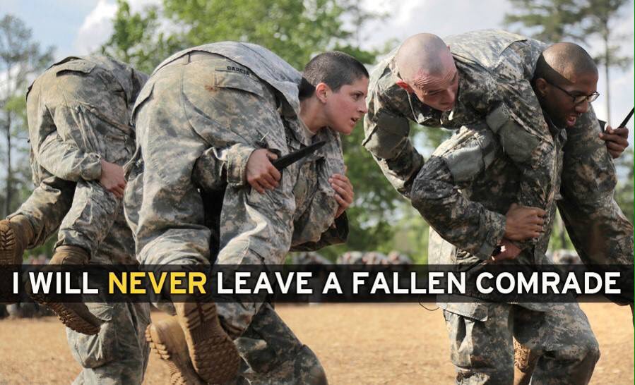 future_soldiers's tweet photo. I will never leave a fallen comrade. #WarriorEthos https://t.co/ZT3fKIZktm