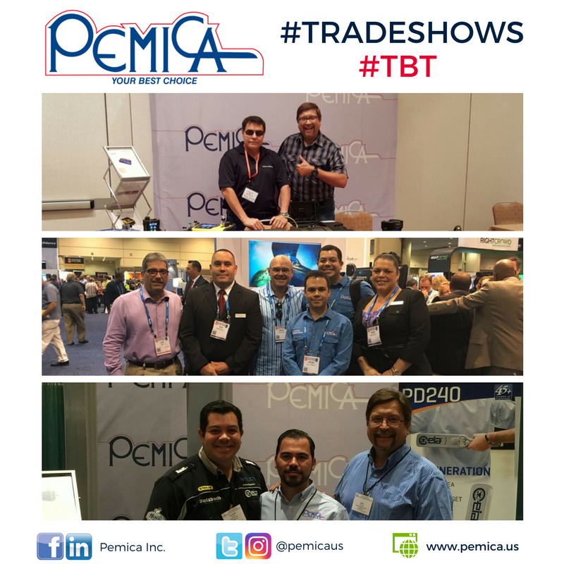 PemicaUS's tweet photo. Our #tbt is to remember the great times we've had at different #tradeshows! #FAPPO2016 #ASIS2016 #SAFS2016  #technology #safety https://t.co/3RDtMtOpc6