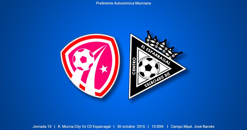 J10 | R. Murcia City Vs #CDE. Este domingo 30 de octubre a las 10:00H. en el José Barnés #VamosEspa