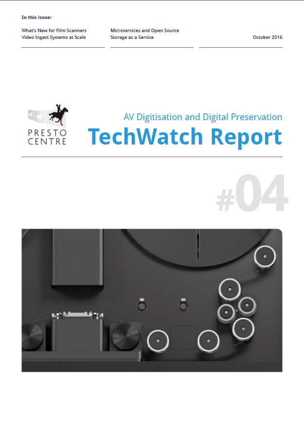 TechWatch Report #4 is available now: bit.ly/2eTUaxe
Happy #WDAVH2016!