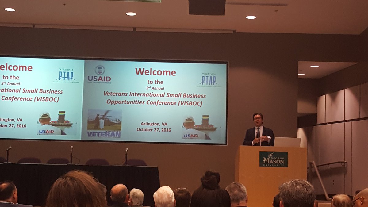 jjstakem's tweet photo. Great start to Veterans International Small Business Oppirtunities Conference with Mauricio Vera @USAID #VISBOC https://t.co/a01scUHf7l