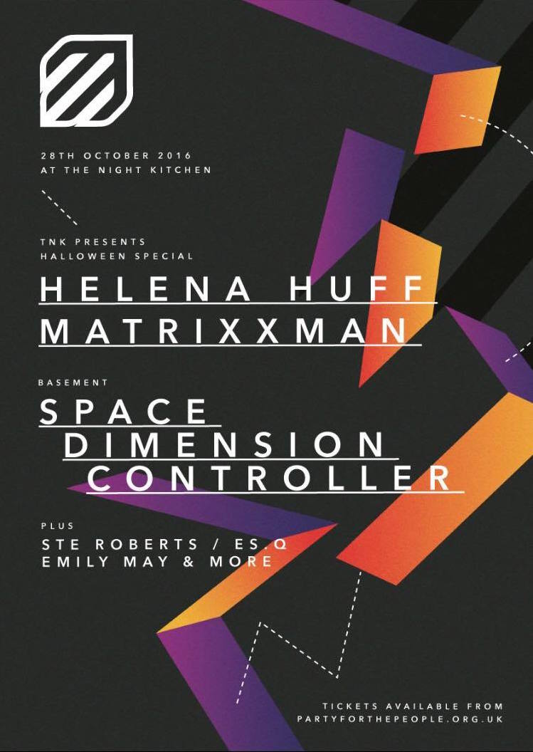 Playing in Sheffield tomorrow for the TNK Halloween special w/ <a href="/MATRiXXMAN/">MATRiXXMAN</a>, Helena Hauff, <a href="/tiraquon/">Jack Hamill / Space Dimension Controller</a>, <a href="/stehypercolour/">Ste Roberts</a> and @EESS_Q.