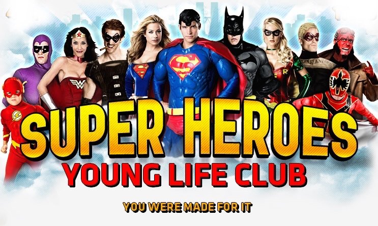 DCYoungLife's tweet photo. See you at The Shed in your Super Hero gear! #seven27 #bestnightofyourweek https://t.co/jd9pi0HQj7