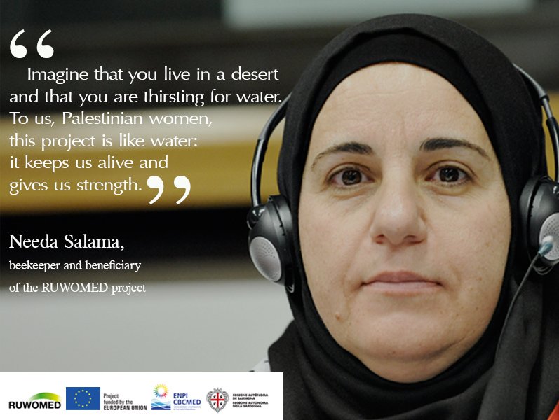 #Cooperation means a lot: read the story of Needa Salama, beekeeper and mother of 5 #WomenEmpowerment #Palestine bit.ly/2dXJQnz