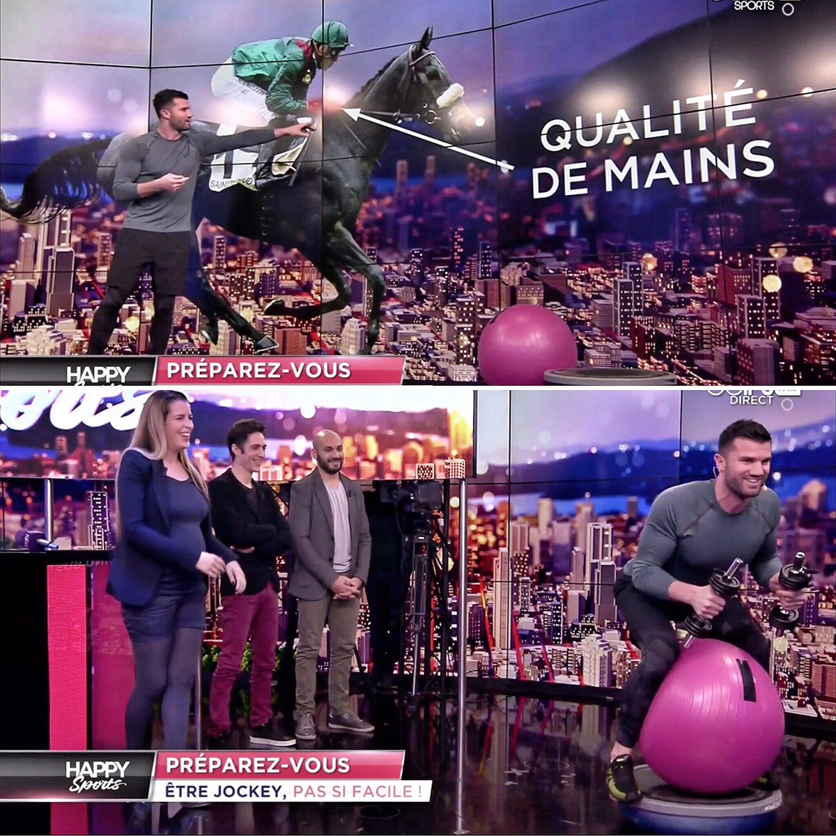 Prepar_Officiel's tweet photo. Être JOCKEY, pas si FACILE❗️Présentation d'un travail d'endurance de FORCE en présence du jockey Christophe SOUMILLON @HappySports https://t.co/Vi8cfROSdg