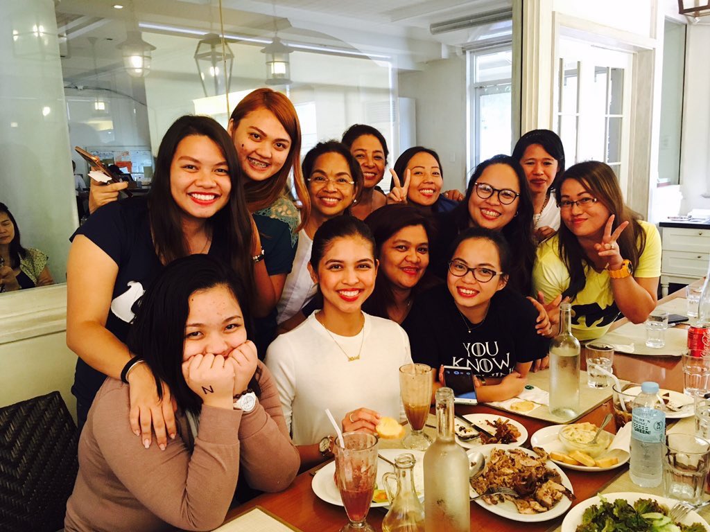 dianelamprea's tweet photo. Lutang pa rin ako! May pa lunchdate eh! Grabe nangyari talaga bes! Iyak ulit!!! @mainedcm 

#ALDUB67thWeeksary 
#MEGANationMoroccoWithAldub https://t.co/D9Eu39O1KN