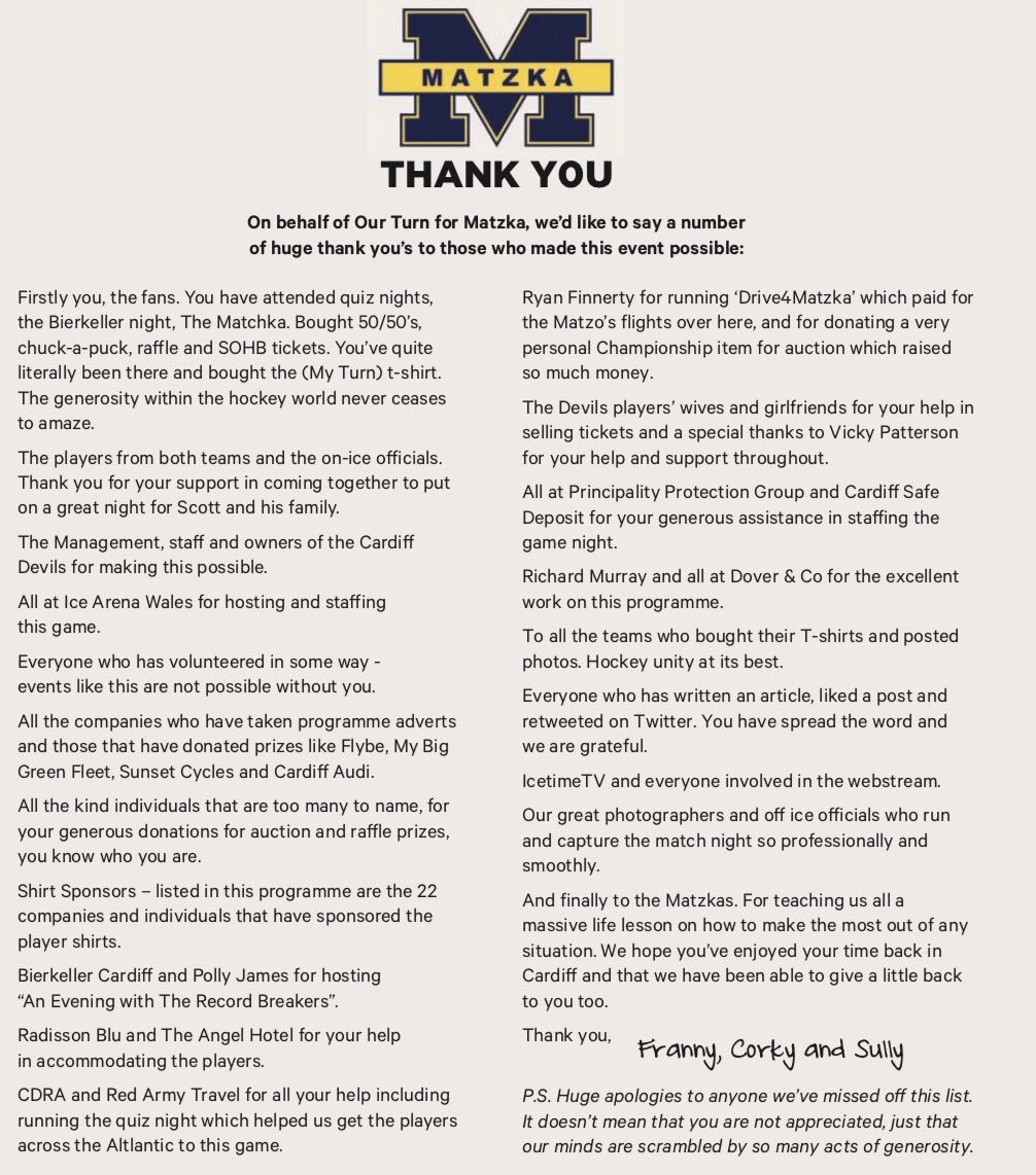 It's impossible to fit all the thank yous in 140chr so pls see photo. We look forward to confirming the Grand Total 💰#YouTookYourTurn 🙌