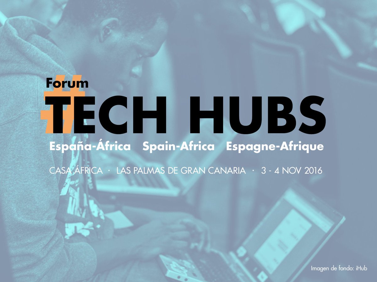 Casaafrica's tweet photo. Un foro para unir el talento tecnológico y emprendedor de África y España. Ya te puedes inscribir en #ForumTechHubs https://t.co/SUFNbAFvgd https://t.co/X0Ht404QA5