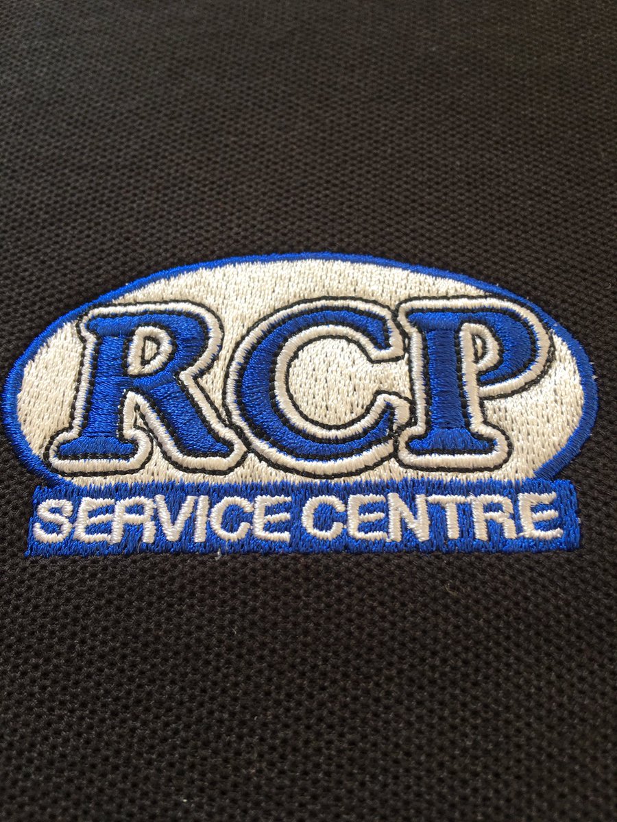 A nice close up of one of the logos in production today #bizhour #workwear #embroidery <a href="/rcpservices/">RCP Service Centre</a> #thame #miltoncommon