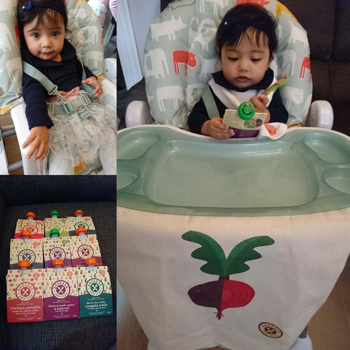 sheynazzy's tweet photo. @babease 
Not only is our daughter enjoying babease, we have been tasting every flavour with her 😋
So Yummy 😘 https://t.co/cTnu4jruqY
