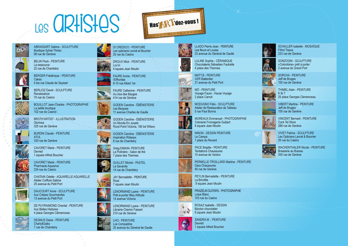 pace_brigitte's tweet image. "HAS'ART'DEZ-VOUS" Exposition dans les vitrines des commerçants du centre ville d'AIX les BAINS du 14 au 28/10/2016
"AUTOMNE D'OR" Acrylique