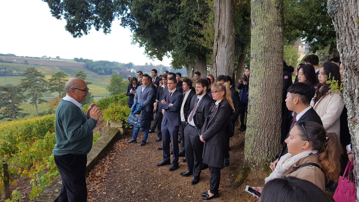 ChateauPressac's tweet photo. Thanks to the class 2016/2017 "Château de Pressac" - #cafaformation Ecole de Sommellerie #Bordeaux and this wonderful day ! #winetasting https://t.co/qadhYQuOu2