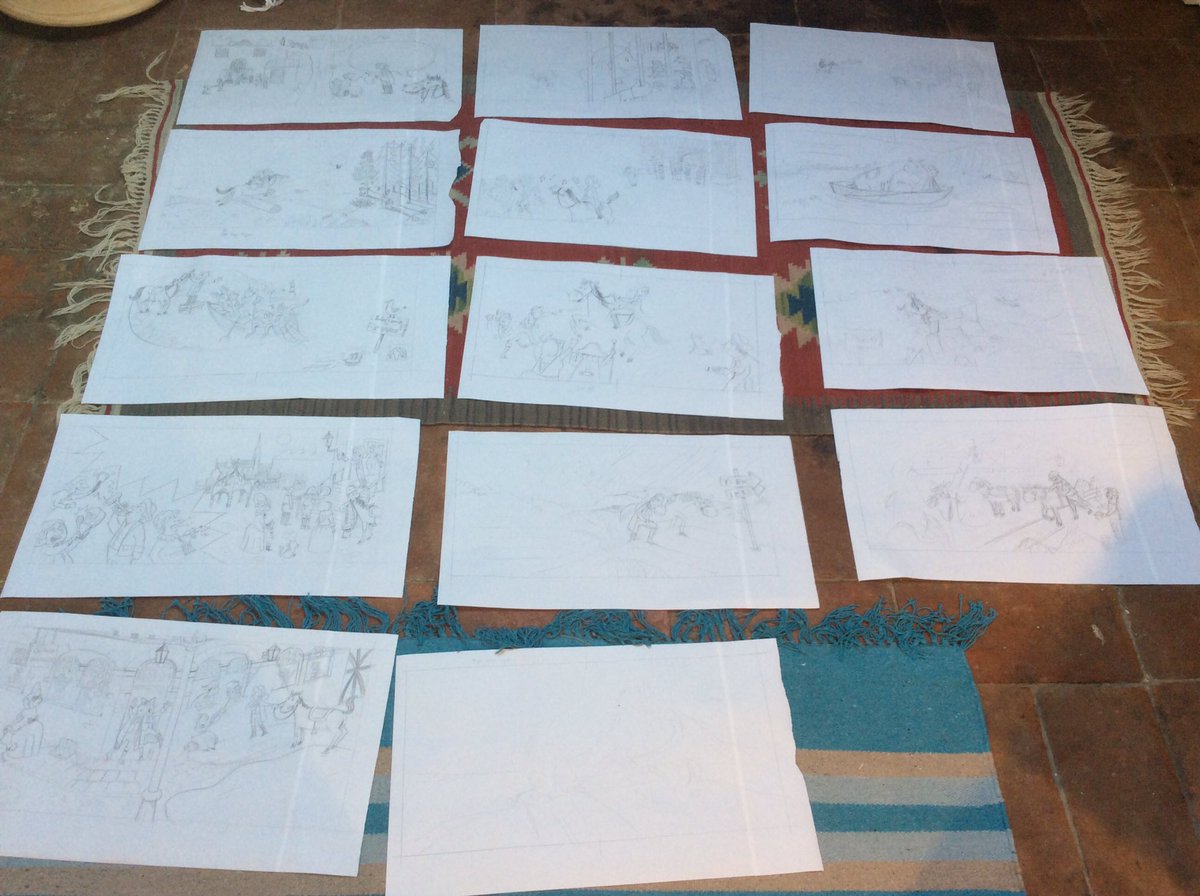 LeahHeming's tweet photo. Hard at work on a new book! Planning, sketching... https://t.co/yQdgClSSHE