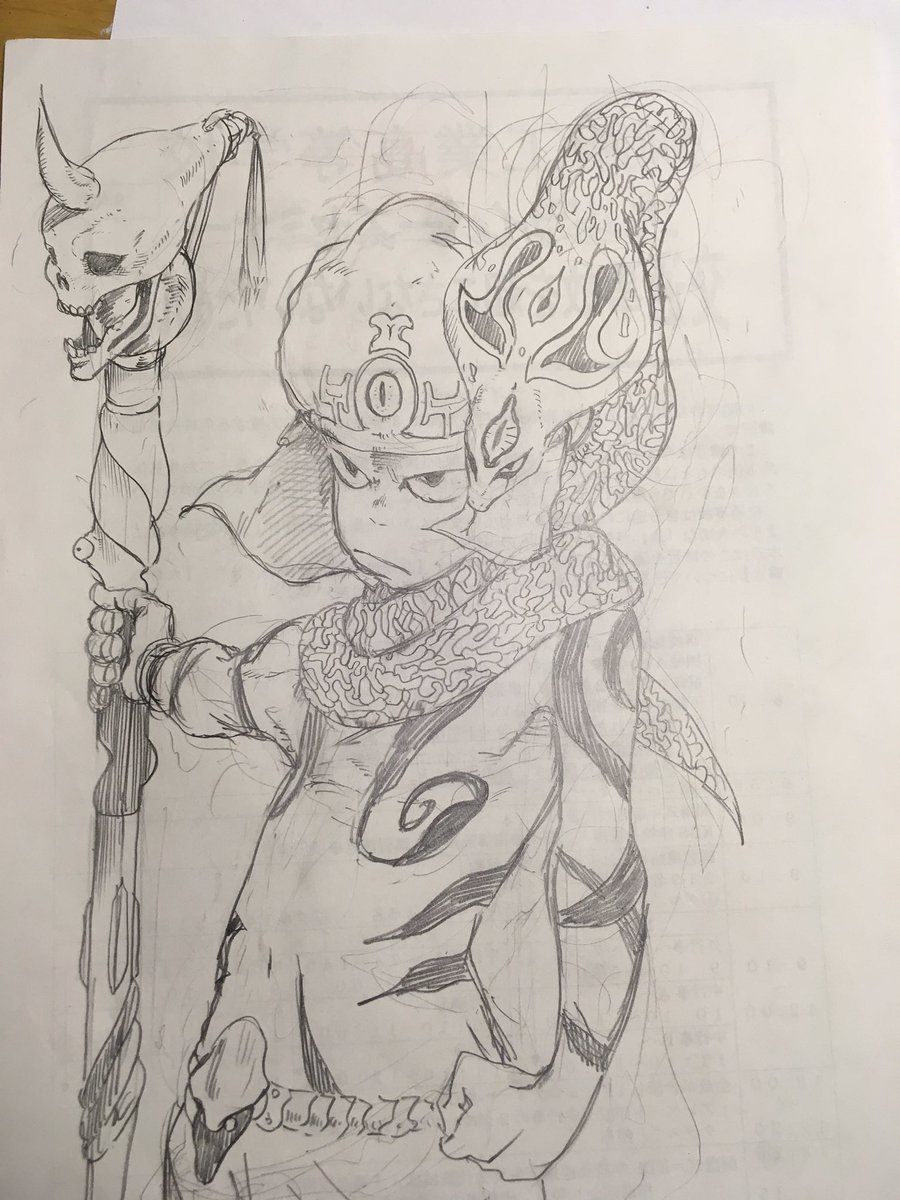 今日も授業中に描いた落書き達載せときますね。これからも落書き載せるの増える気がしてきました…。すいません。 