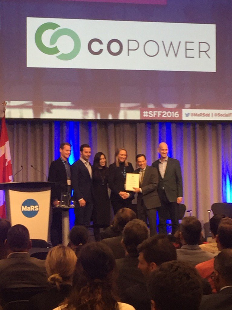 andrealmarch's tweet photo. Congratulations @CoPower on winning social enterprise of the year! #SFF2016 https://t.co/uUtytZgAHZ