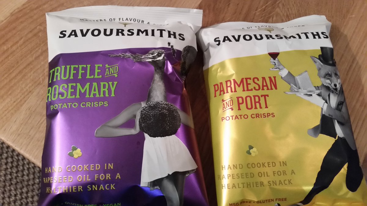 graham_marskell's tweet image. #poshcrisps @savoursmiths at the fabulous @cotswoldhouseGL  yum yum