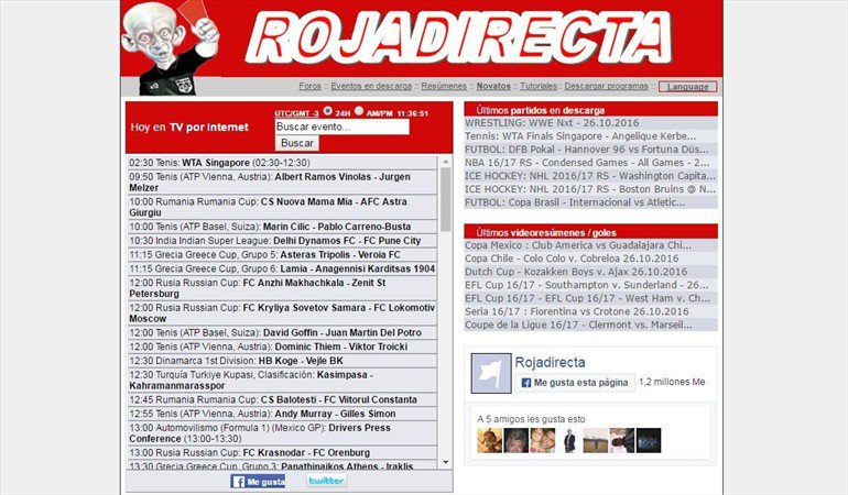 Rojadirecta, arrestato l'administrator del sito online con i links delle partite streaming.