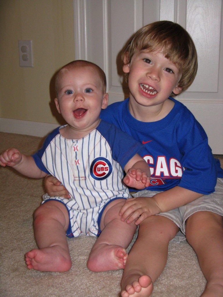 TBT:  Our #Cubs babies in 2008 #FlyTheW