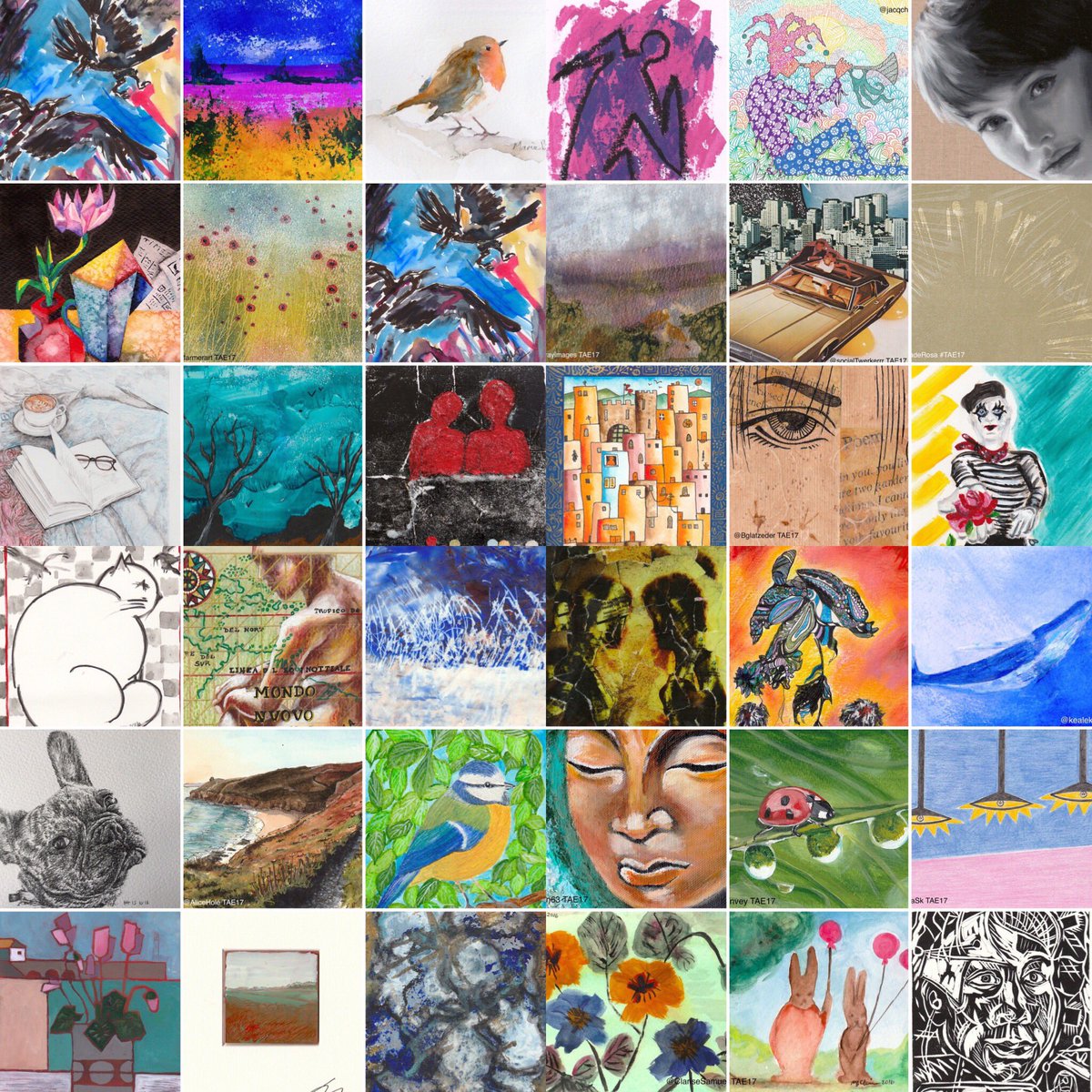 PAEartforacause's tweet photo. Some of the beautiful postcards that have arrived already for #TAE17 in support of @MollyOllys! Thanks everyone for your generosity. https://t.co/WaQGKAl4ZQ
