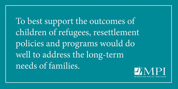 @MigrationPolicy report examines risk factors for children of #Somali & #Bhutanese #refugees in US & Canada: bit.ly/2eGCxTO