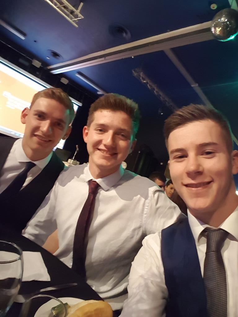 StrathCricket's tweet image. The better looking lads of The cricket team at the #strathcaptains16  tonight.