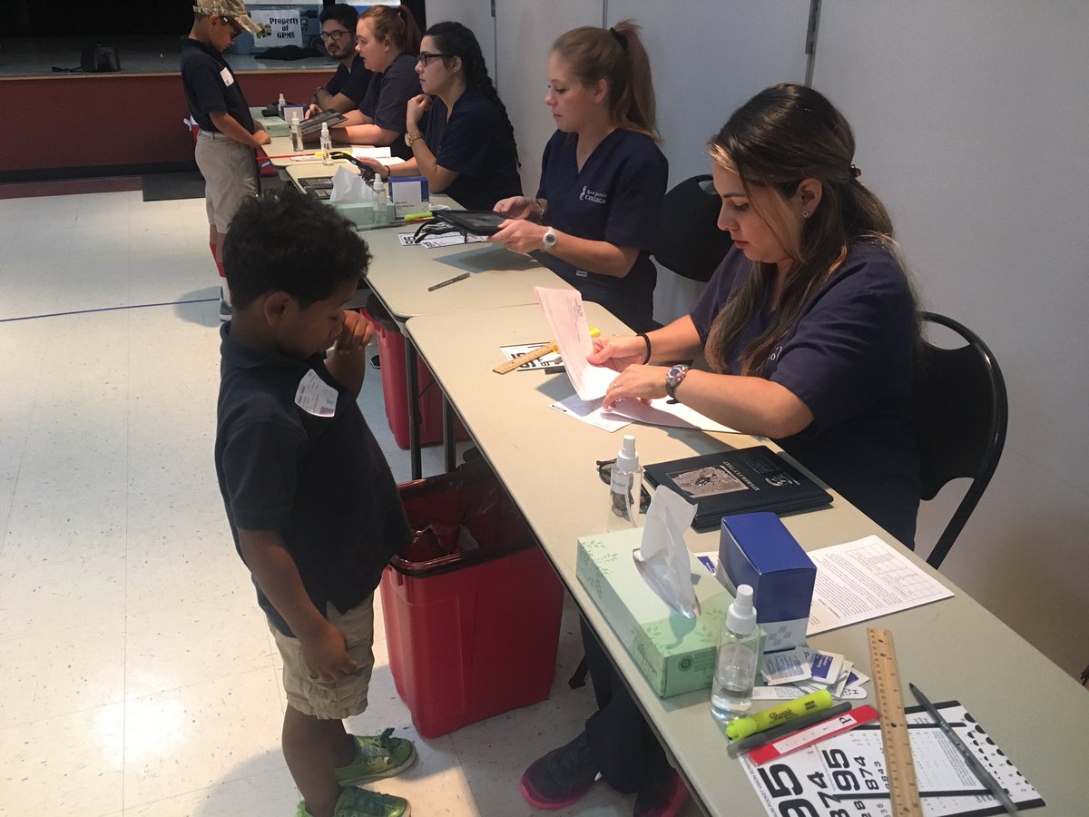 Our #EyeCare Tech students are participating in the #SeetoSucceed event! They'll help over 400 #houtx kids get eye exams. #servicelearning