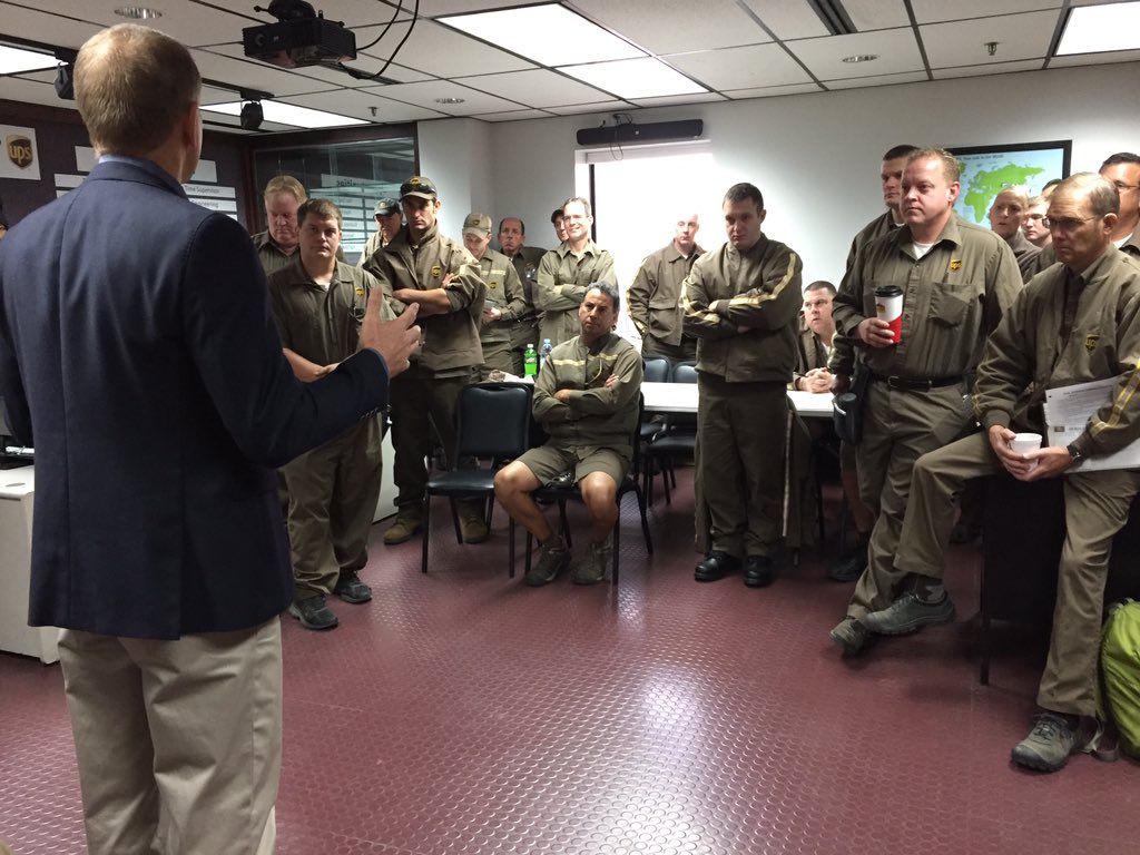 THANK YOU to Charlie Simmons for speaking to DSM West@EastCentral_UPS <a href="/jrindafernshaw/">Fern Shaw</a> <a href="/waringlester/">Waring Lester</a> #imasafemaker
