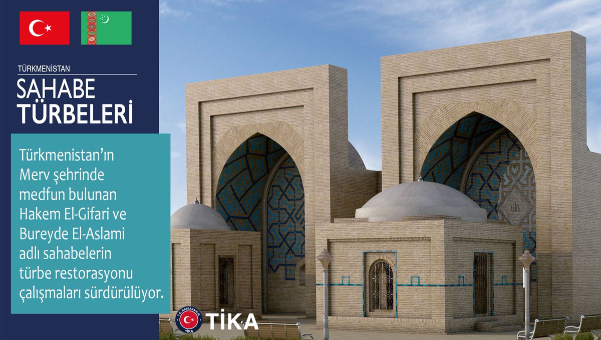 #TİKA bağımsızlığının 25. yılını kutlayan #Türkmenistan'da ortak tarihi ve kültürel mirasın korunması için çalışmalar yürütüyor.