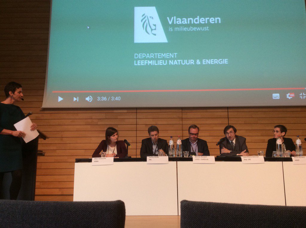 Boeiend debat over de voordelen van het Emas label met oa @Go4Circle <a href="/vokavzw/">Voka - Vlaams netwerk van ondernemingen</a> <a href="/dannyjacobs03/">Danny Jacobs</a> #milieucongres