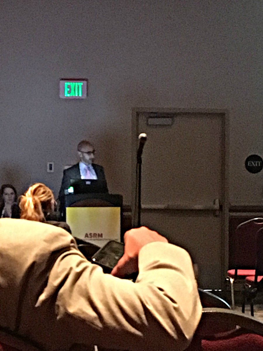 USCFertility's tweet photo. Here: Dr. Wael Salem giving an oral presentation on the cost effectiveness of modified natural cycle IVF at the @ReprodMed 2016! #ASRM2016 https://t.co/zDGgqlLWrT