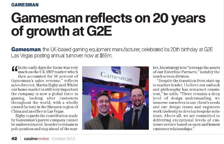 GamesmanLtd's tweet photo. Gamesman reflects on 20 Years.. https://t.co/xRUGkIKWfT