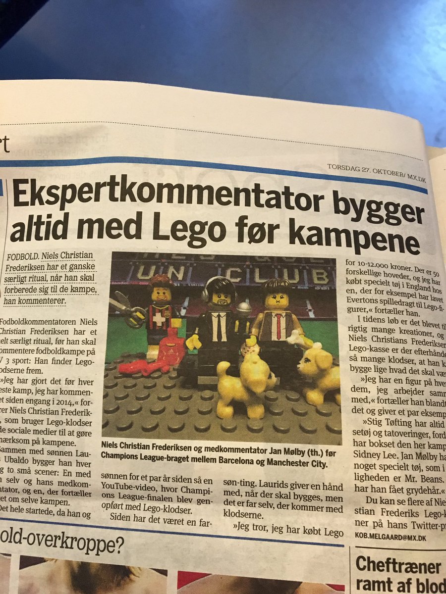 Namyslo1990's tweet photo. @NielsChrFred i avisen med hans kommentator ritual #mxkbh #metroexpress 😁 #loveit https://t.co/rTANF1rNIV