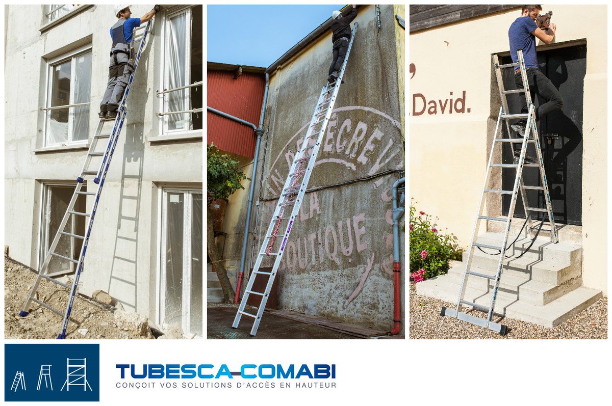 Tubesca_Comabi's tweet photo. Découvrez la gamme #échelles #Tubesca #Comabi, des produits d'#accès standards &amp; spécifiques métiers https://t.co/FrsQkDqSOC https://t.co/9T2aa6tjnL