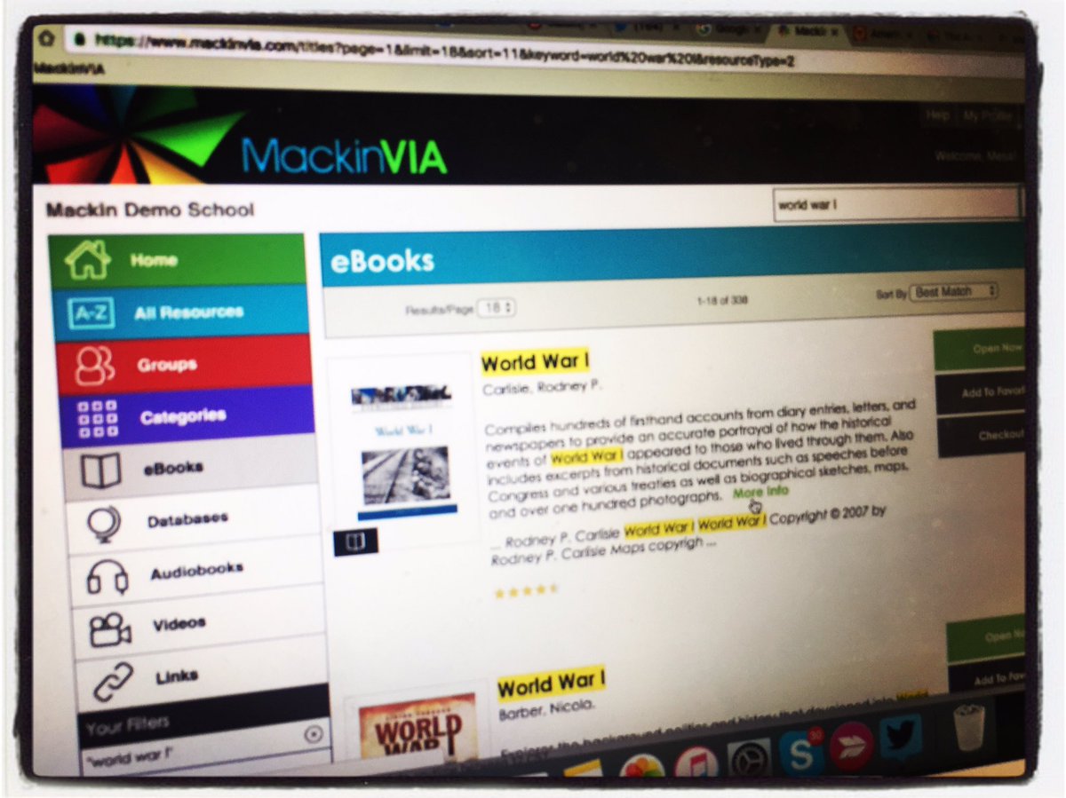 Learning about Deep Discovery Search in @mackinvia @mkheise Such an important way to get kids started with research! #tlchat #mackintysl