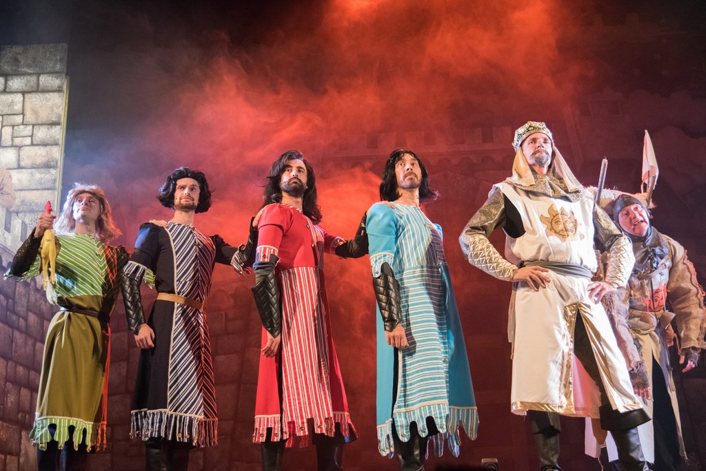 wsmoperatic's tweet photo. Spamalot opening night was fab! Only 4 chances left to get your tickets, so be quick! @Theplayhousewsm #montypython https://t.co/lGm5ZCpdHu