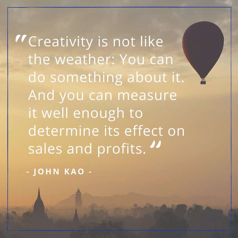johnkao's tweet image. You can make the case for #creativity by measuring it's impact #StartupChats #EntrepChat #quoteoftheday