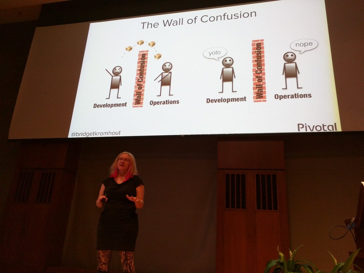 DevOpsDaysPHL's tweet image. Make sure dev/ops incentives line up. Success shld be measured in terms of shipping &amp;amp; iterating quickly - @bridgetkromhout  #devopsdaysphl