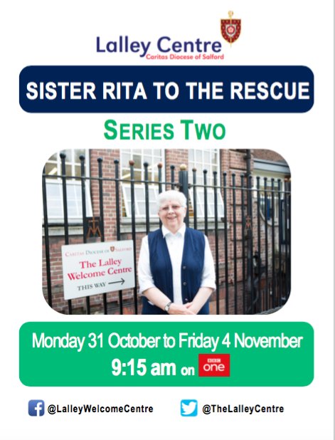 15 minutes until #SisterRita series 2 begins on @BBCOne!