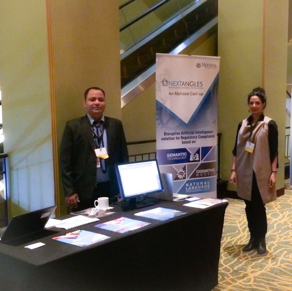 Mphasis's tweet photo. All set for Day 2 of @BAFT_Global International Trade conference. Visit @NextAngles desk at registration area for innovative #TBML demo https://t.co/6EPrLbbw4V
