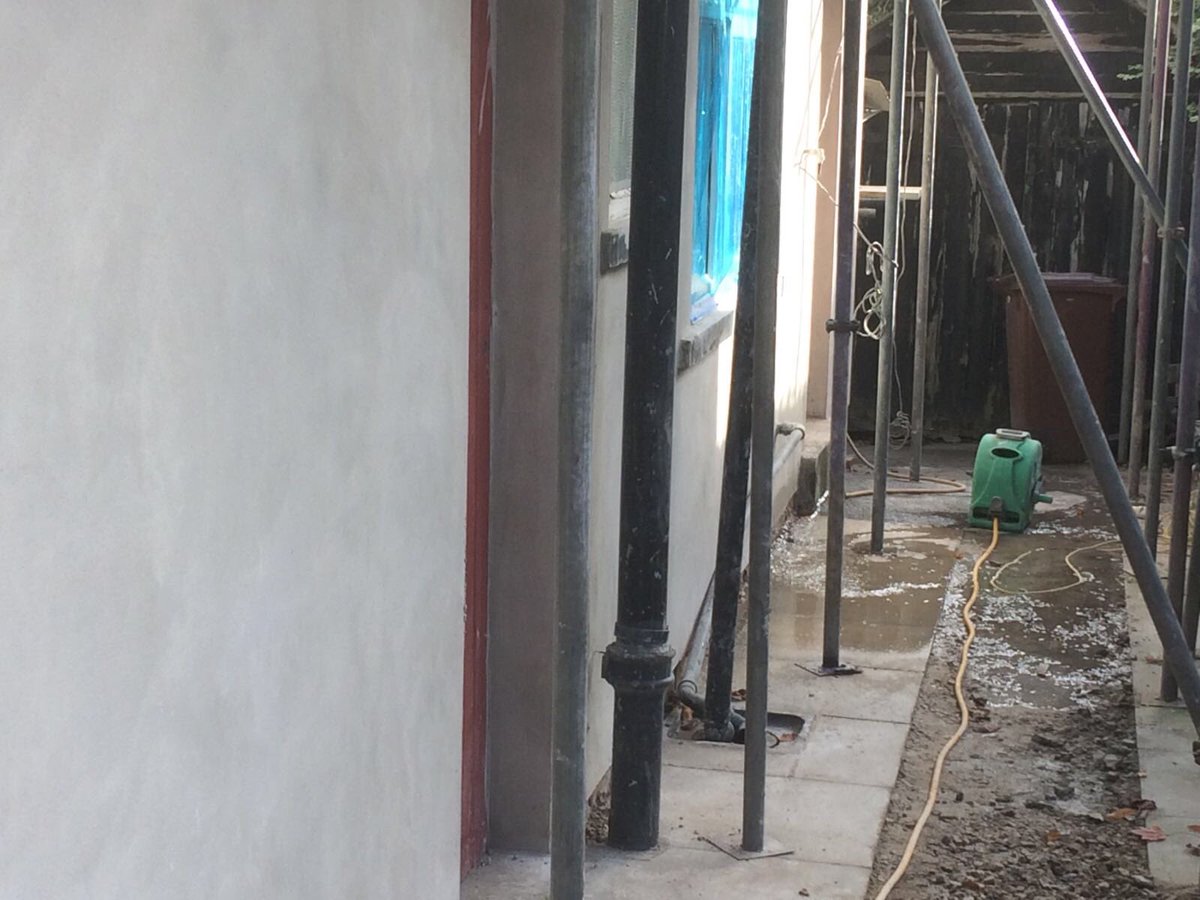 leedspebbledash's tweet photo. Here are some progress pictures of one of our other jobs we are currently on. They are two houses been done together. https://t.co/P7eAKeXmjh