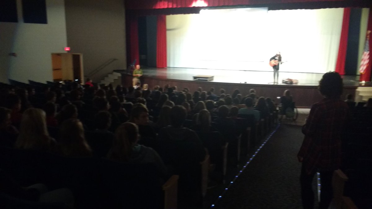 Mdownt's tweet photo. Thank you to @annebucklemusic for coming to speak to 8th graders about the hard work needed to succeed in the music industry! #59percent https://t.co/dfZYCrnfsO