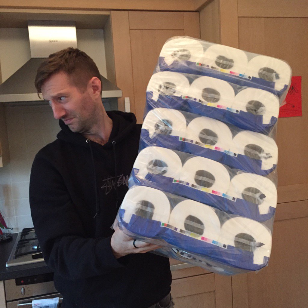 rikkisteele's tweet photo. So here's @cable_woman with his daily delivery of @AndrexUK . It's been an exciting few days #nomesshere https://t.co/uPXx1VYMdY