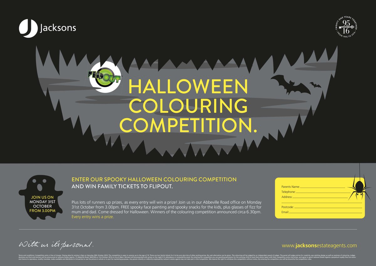 JacksonsSW's tweet image. Why not join us in our #AbbevilleRoad office on Monday from 3pm for some spooktacular Halloween celebrations