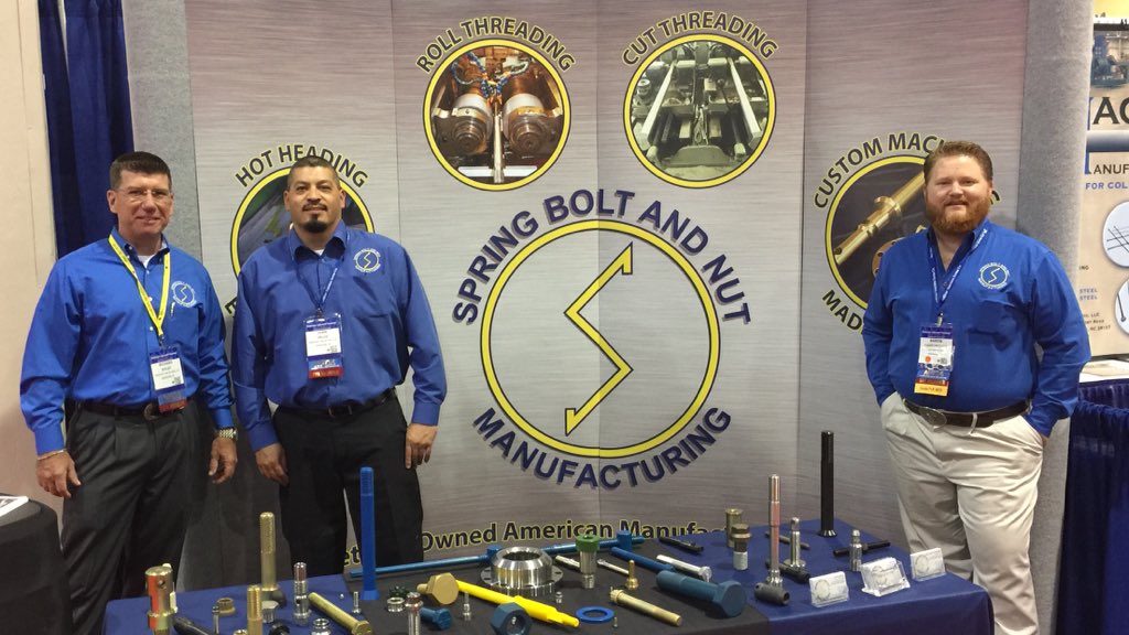 SpringBoltNut's tweet photo. Having a great time at the show #NIFMSE #booth726 https://t.co/eS4jaoeIWg