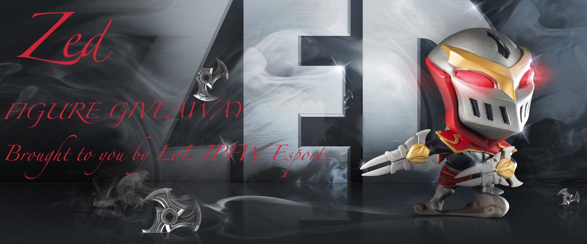 Zed Figure Giveaway!
1 FOLLOW us on twitter
2 LIKE this tweet
3 RETWEET this tweet
*Enter by midnight Nov. 2nd*
Winner announced Nov. 3rd!