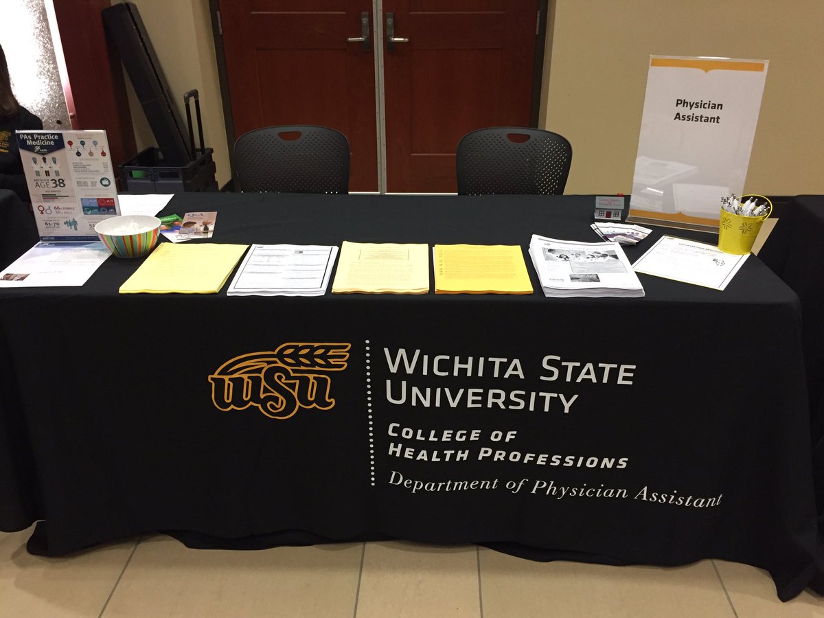We're at the #WSU Rhatigan Student Center Ballroom...Stop by and see us if you're #ThinkingAboutGradSchool #PA #Shockers #HealthProfession