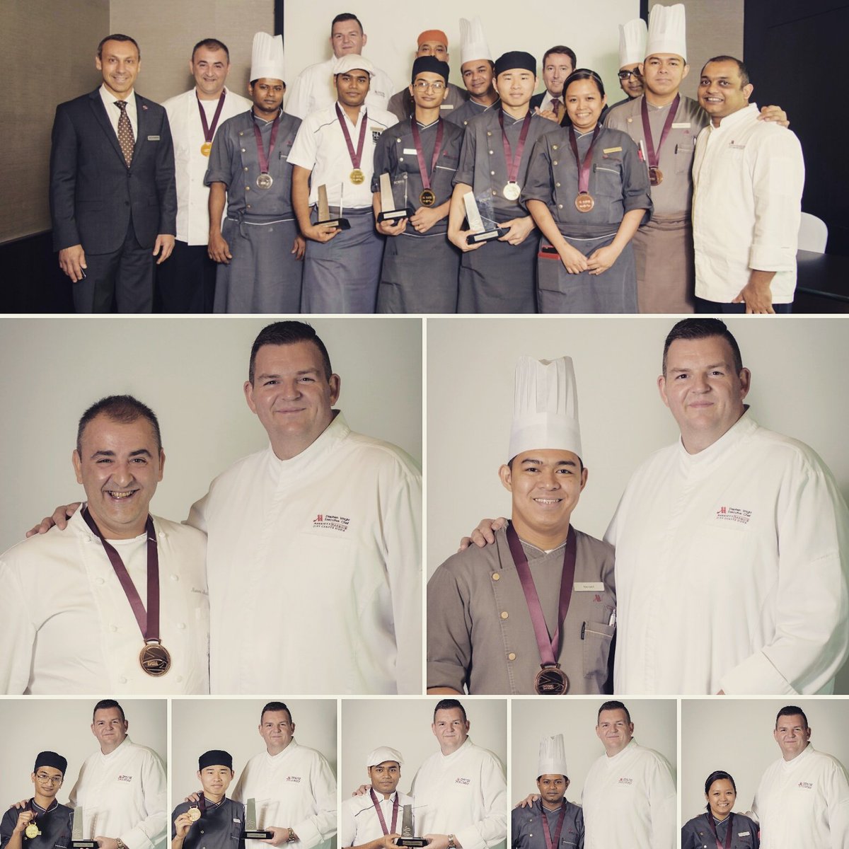 MMarquisDoha's tweet image. نحن فخورون بالشيفات لدينا لفوز 3 ميداليات ذهبية، 1 فضية و3 برونزية في معرض قطر للضيافة.
#SalonCulinaire2016 #CulinaryCreations