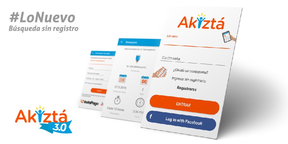 Para descargar #Akizta30 sólo tienes que ingresar en google play o app store y puedes hacer hasta 10 búsquedas antes de registrarte.
