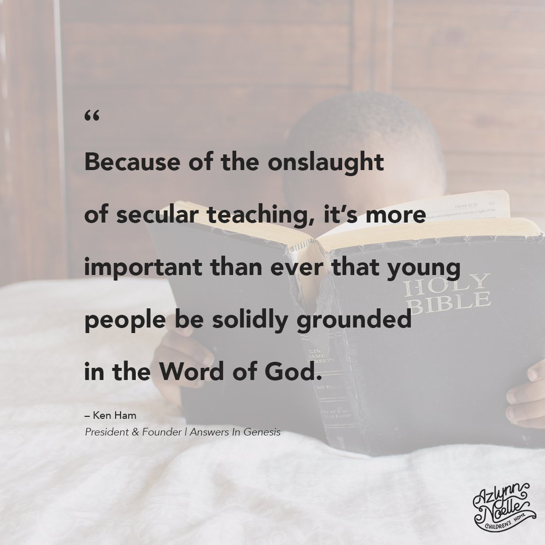 ANCH_India's tweet photo. "Because of the onslaught of secular teaching, it’s more important than ever that young people be solidly grounded in the Word of God." https://t.co/7Yo9OaFTOo
